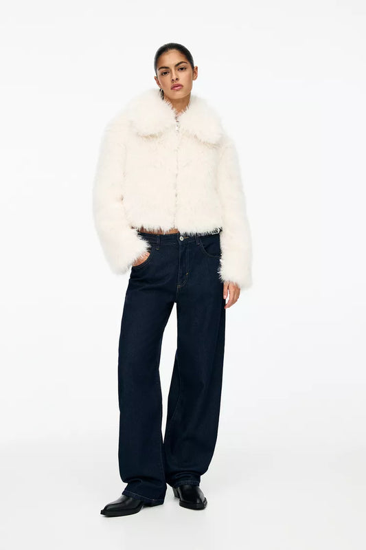 Collared Fur Jacket