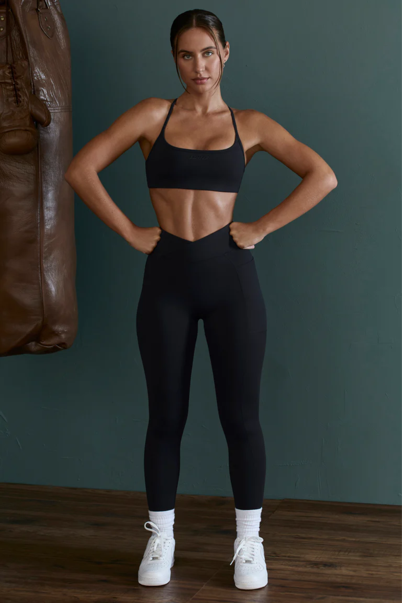 High Waist Wrap Over Leggings