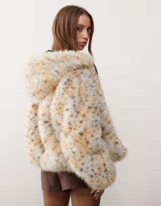 Snow Leopard Fur Coat