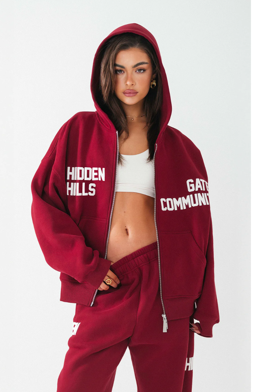 (SOLD OUT) Maroon Hidden Hills Set